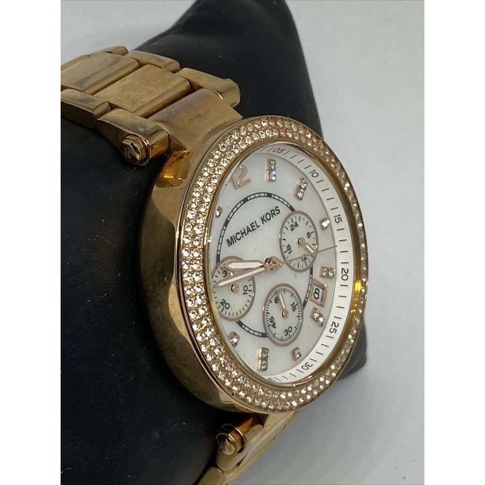 Michael Kors Parker MK5491 Womens Stainless Steel Analog Dial Quartz Watch WO7 - Picture 5 of 12